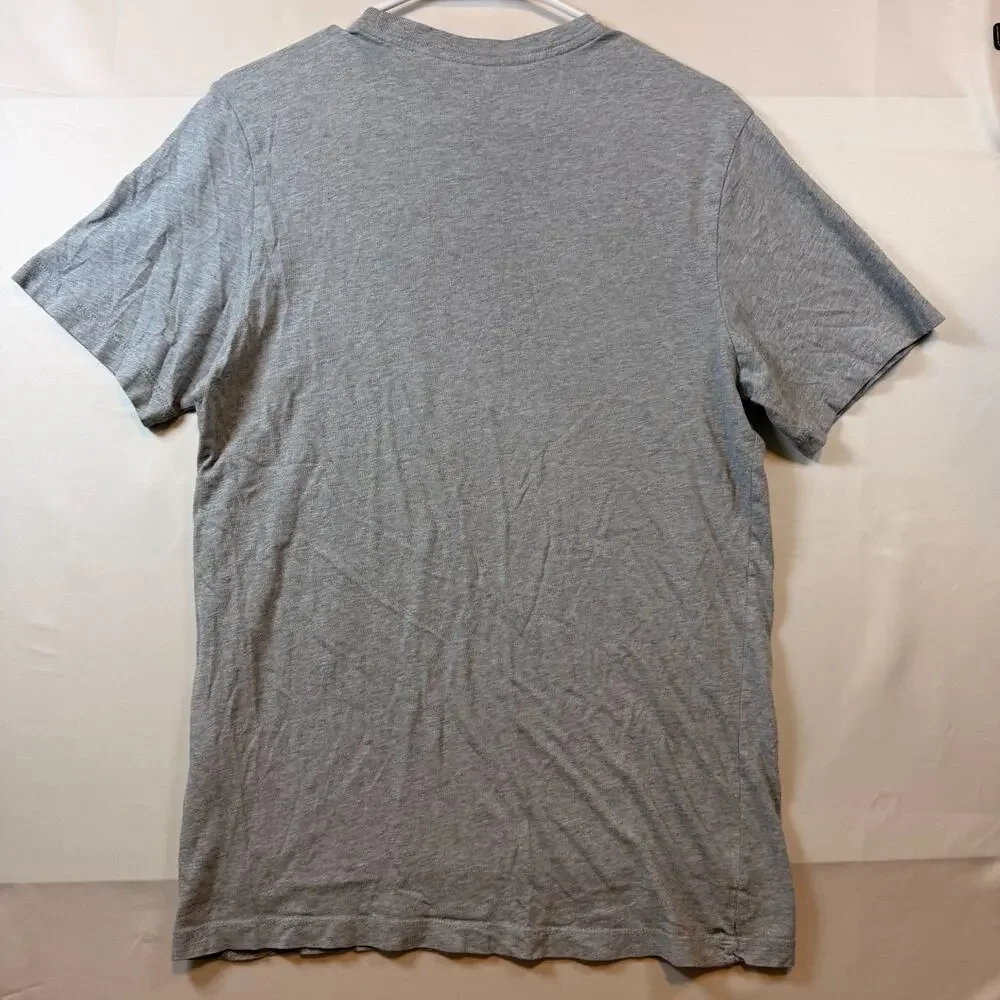 Nike Sportswear Air Graphic T Shirt Men's Gray Short Sleeve Size Medium